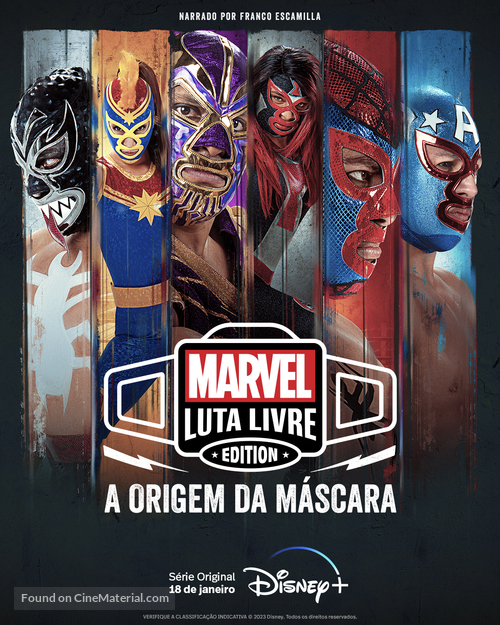 Marvel Lucha Libre Edition - Brazilian Movie Poster