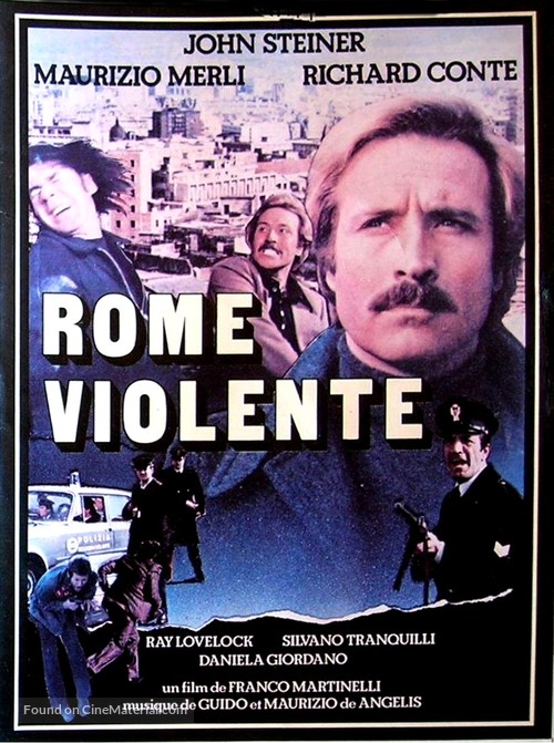 Roma violenta - French Movie Poster
