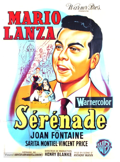 Serenade - French Movie Poster