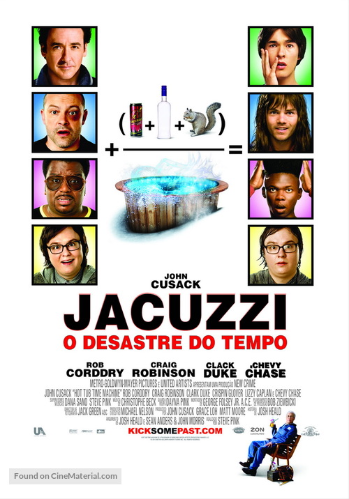 Hot Tub Time Machine - Portuguese Movie Poster