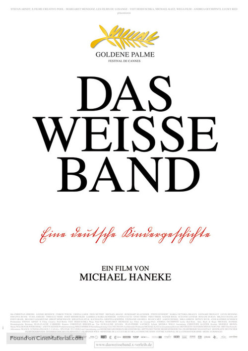 Das wei&szlig;e Band - Eine deutsche Kindergeschichte - German Movie Poster