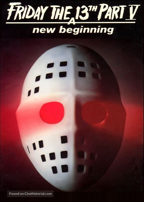 Friday the 13th: A New Beginning - DVD movie cover