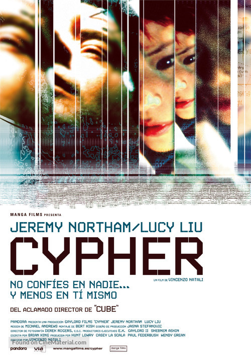 Cypher - Spanish Movie Poster