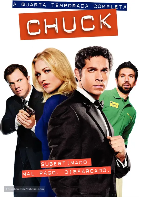 &quot;Chuck&quot; - Brazilian DVD movie cover