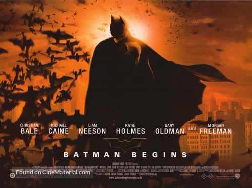 Batman Begins - British Movie Poster