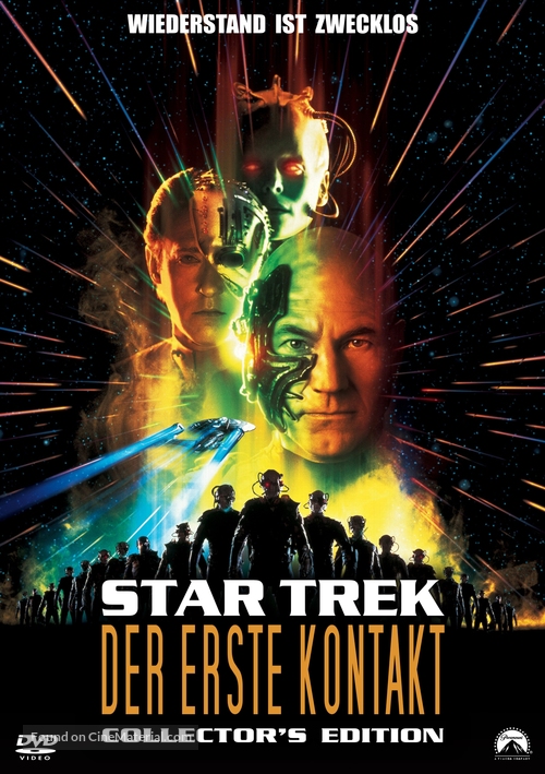 Star Trek: First Contact - German DVD movie cover