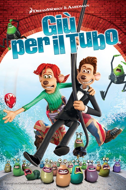 Flushed Away - Italian Movie Cover