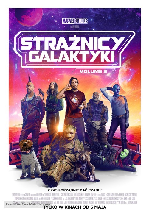 Guardians of the Galaxy Vol. 3 - Polish Movie Poster