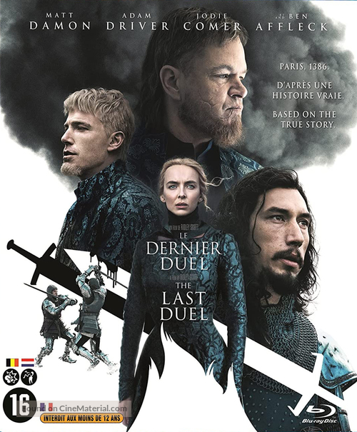 The Last Duel - Belgian Blu-Ray movie cover