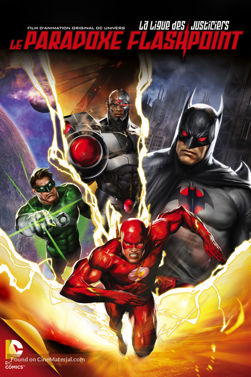 Justice League: The Flashpoint Paradox - French DVD movie cover