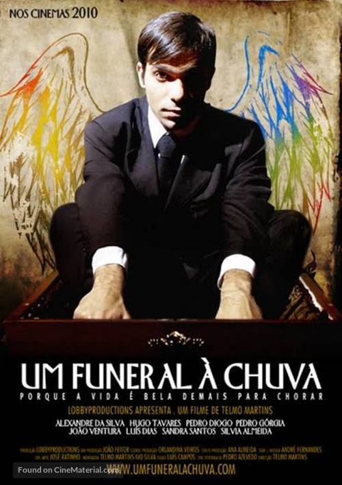 Um Funeral &agrave; Chuva - Portuguese Movie Poster