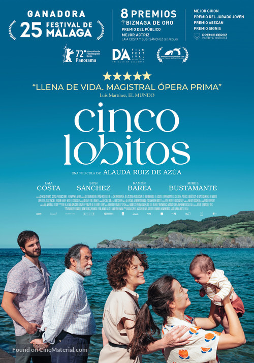 Cinco lobitos - Spanish Movie Poster