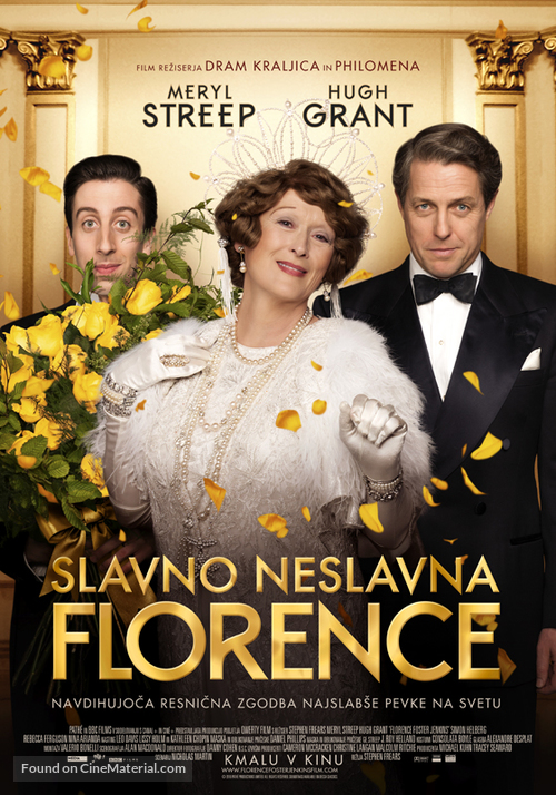 Florence Foster Jenkins (2016) Slovenian movie poster