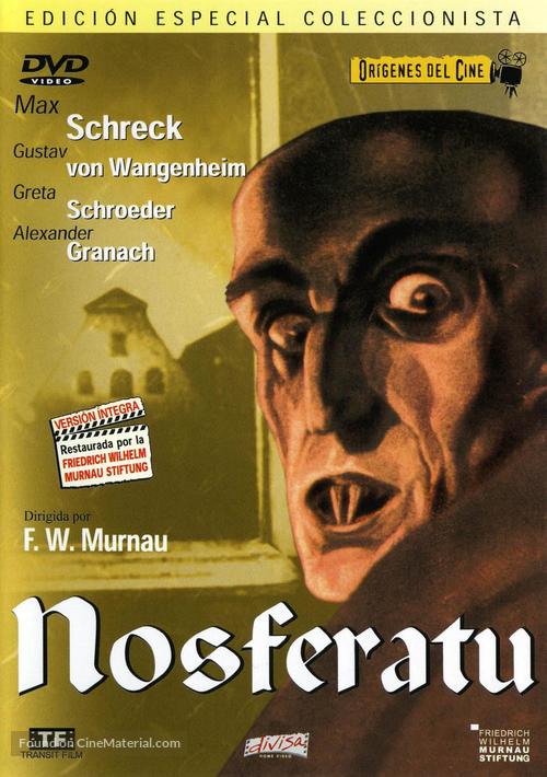 Nosferatu, eine Symphonie des Grauens - Spanish DVD movie cover
