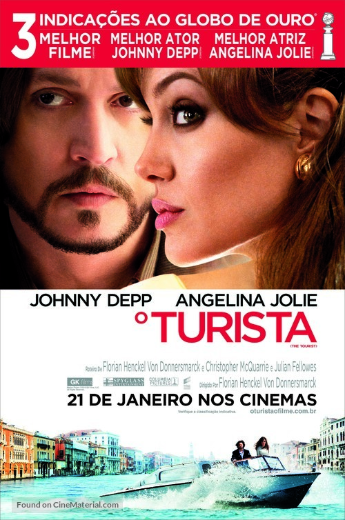 The Tourist - Brazilian Movie Poster