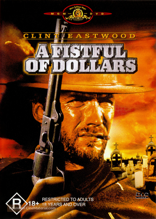 Per un pugno di dollari - Australian DVD movie cover