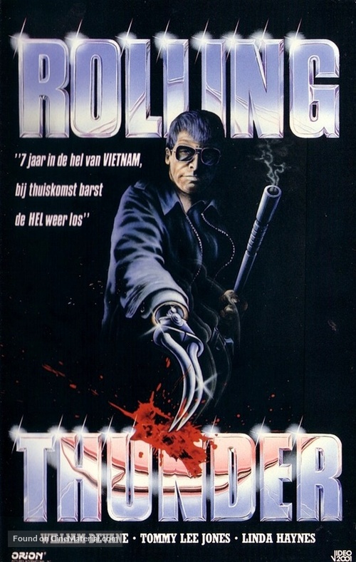 Rolling Thunder - Dutch VHS movie cover
