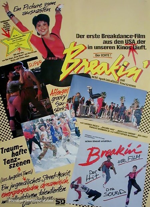 Breakin&#039; - German Movie Poster