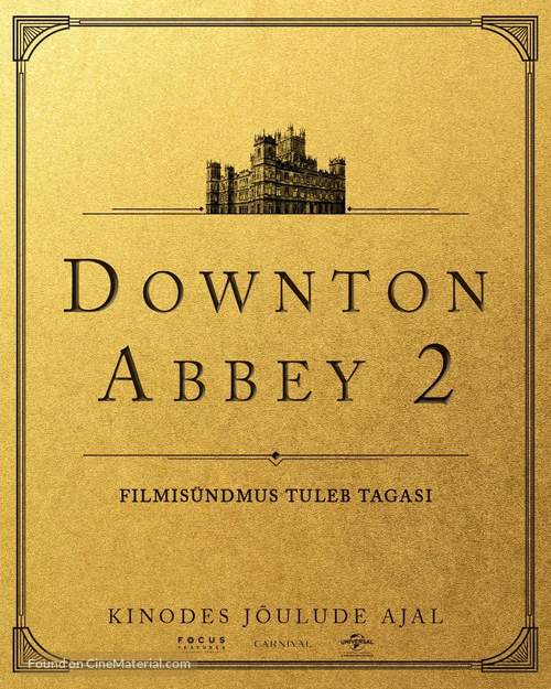 Downton Abbey: A New Era - Estonian Movie Poster