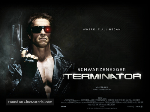 The Terminator - British Movie Poster