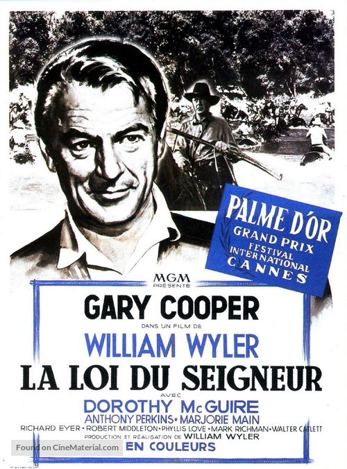 Friendly Persuasion - French Movie Poster