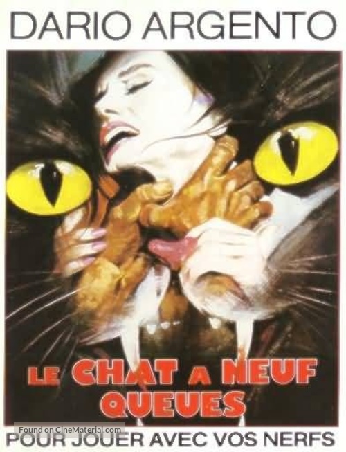 Il gatto a nove code - French DVD movie cover