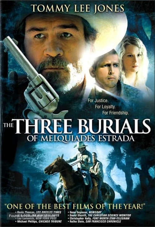 The Three Burials of Melquiades Estrada - DVD movie cover