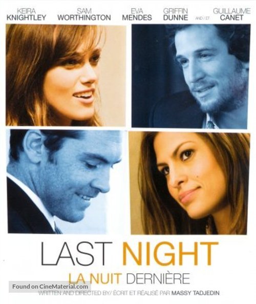 Last Night - Canadian Blu-Ray movie cover