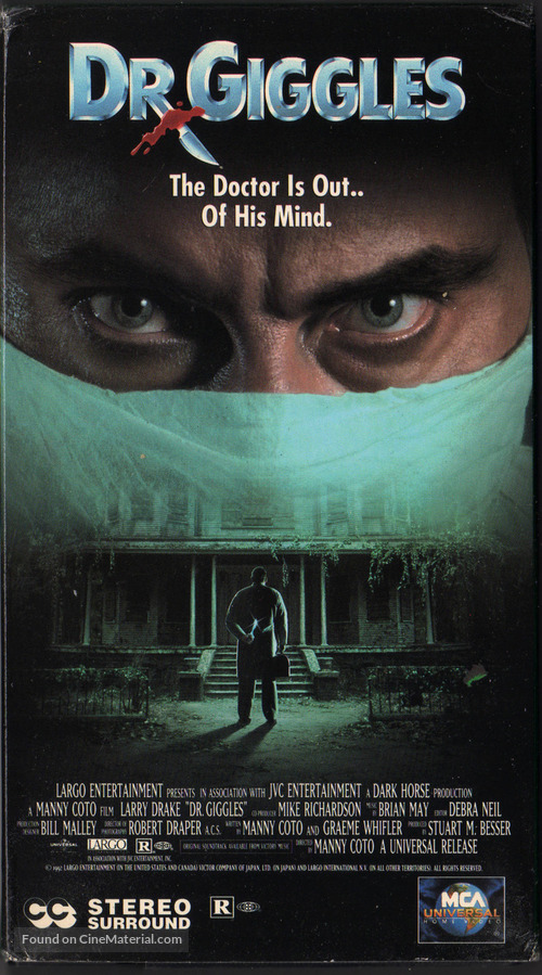 Dr. Giggles - VHS movie cover