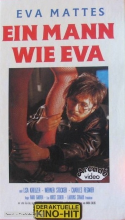 Ein Mann wie EVA - German VHS movie cover