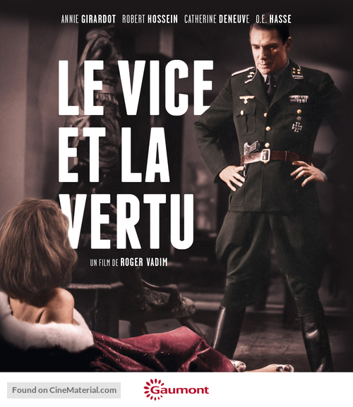 Le vice et la vertu - French Blu-Ray movie cover