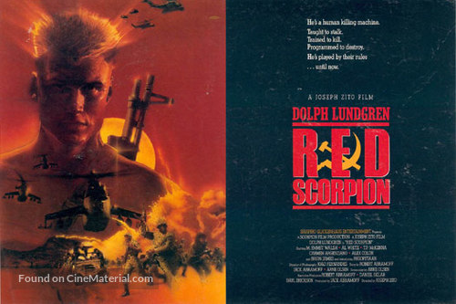 Red Scorpion - British Movie Poster