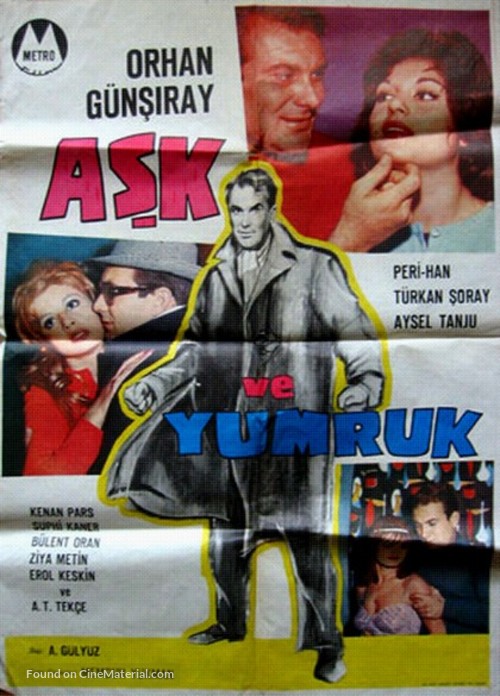 Ask ve yumruk - Turkish Movie Poster