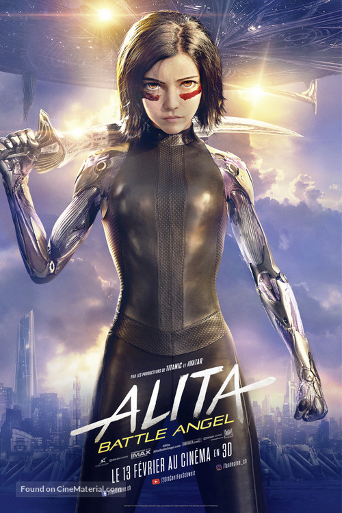 Alita: Battle Angel - Swiss Movie Poster