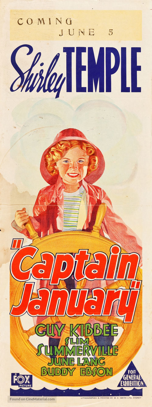 Captain January - Australian Movie Poster