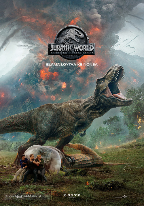 Jurassic World: Fallen Kingdom - Finnish Movie Poster
