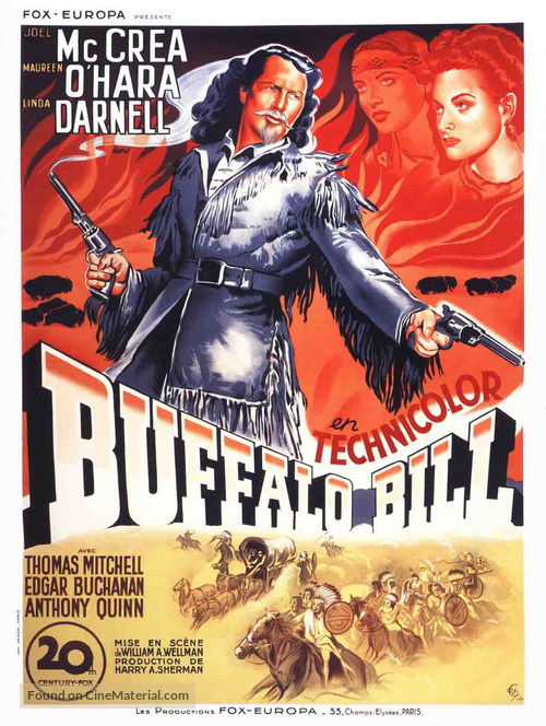 Buffalo Bill - French Movie Poster