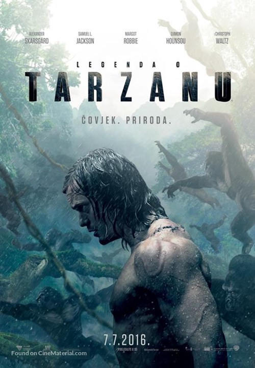 The Legend of Tarzan - Croatian Movie Poster
