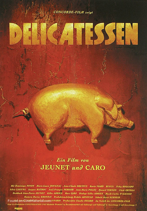 Delicatessen - German Movie Poster