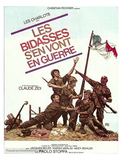 Bidasses s&#039;en vont en guerre, Les - French Movie Poster