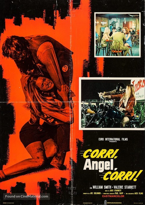 Run, Angel, Run - Italian Movie Poster