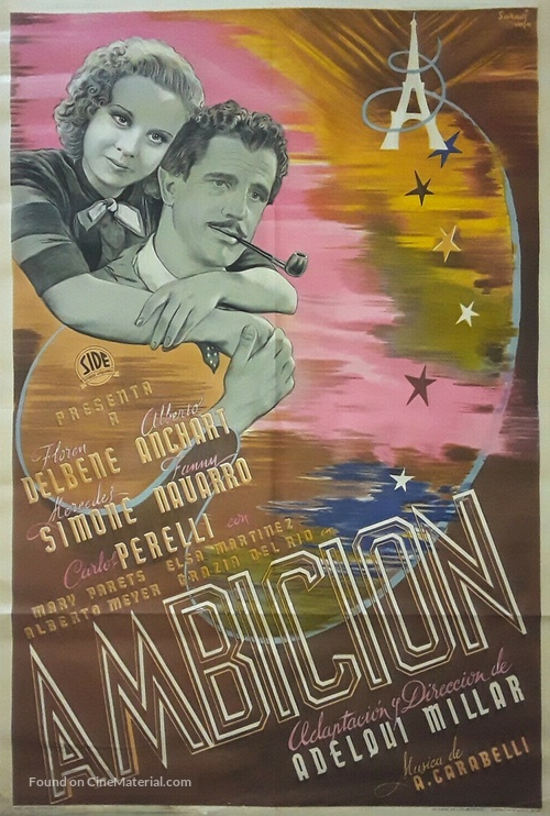 Ambici&oacute;n - Argentinian Movie Poster