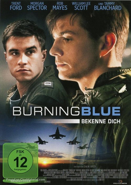 Burning Blue - German DVD movie cover