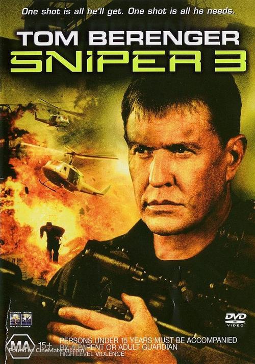 Sniper 3 - Australian DVD movie cover