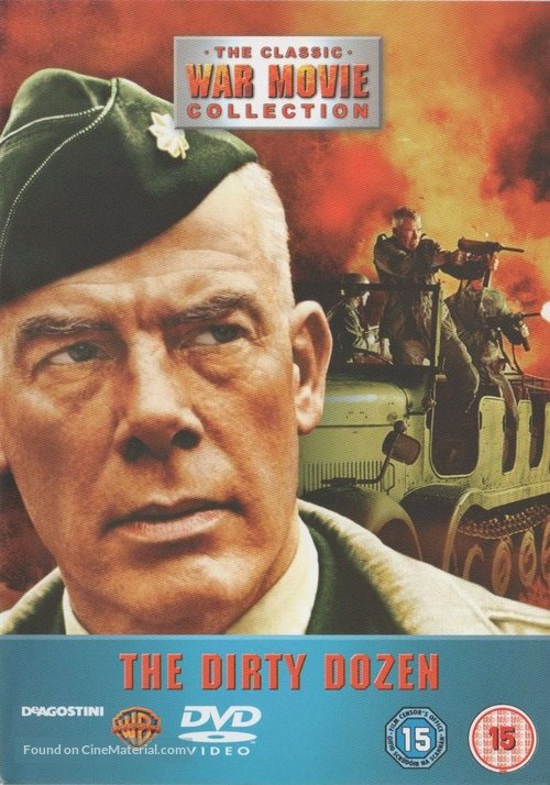 The Dirty Dozen - British DVD movie cover
