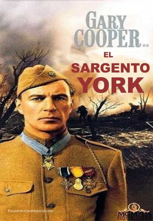 Sergeant York - Spanish DVD movie cover