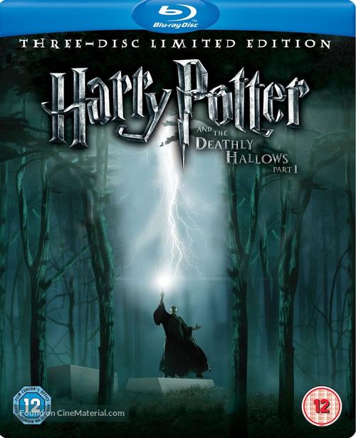 Harry Potter and the Deathly Hallows - Part 1 - British Blu-Ray movie cover