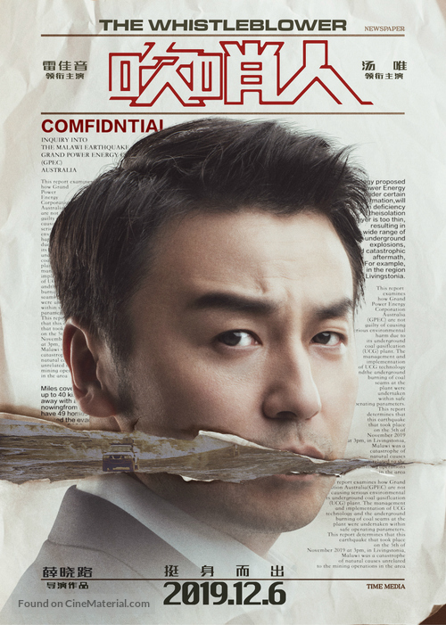 The Whistleblower - Chinese Movie Poster