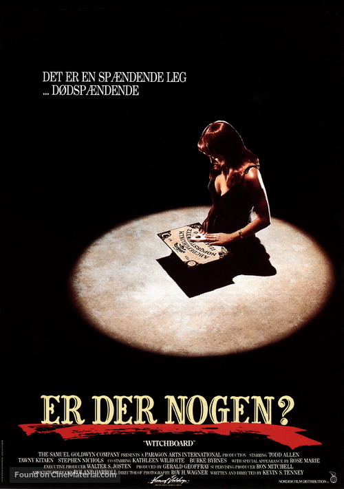 Witchboard - Danish Movie Poster