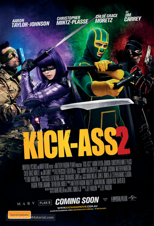 Kick-Ass 2 - Australian Movie Poster